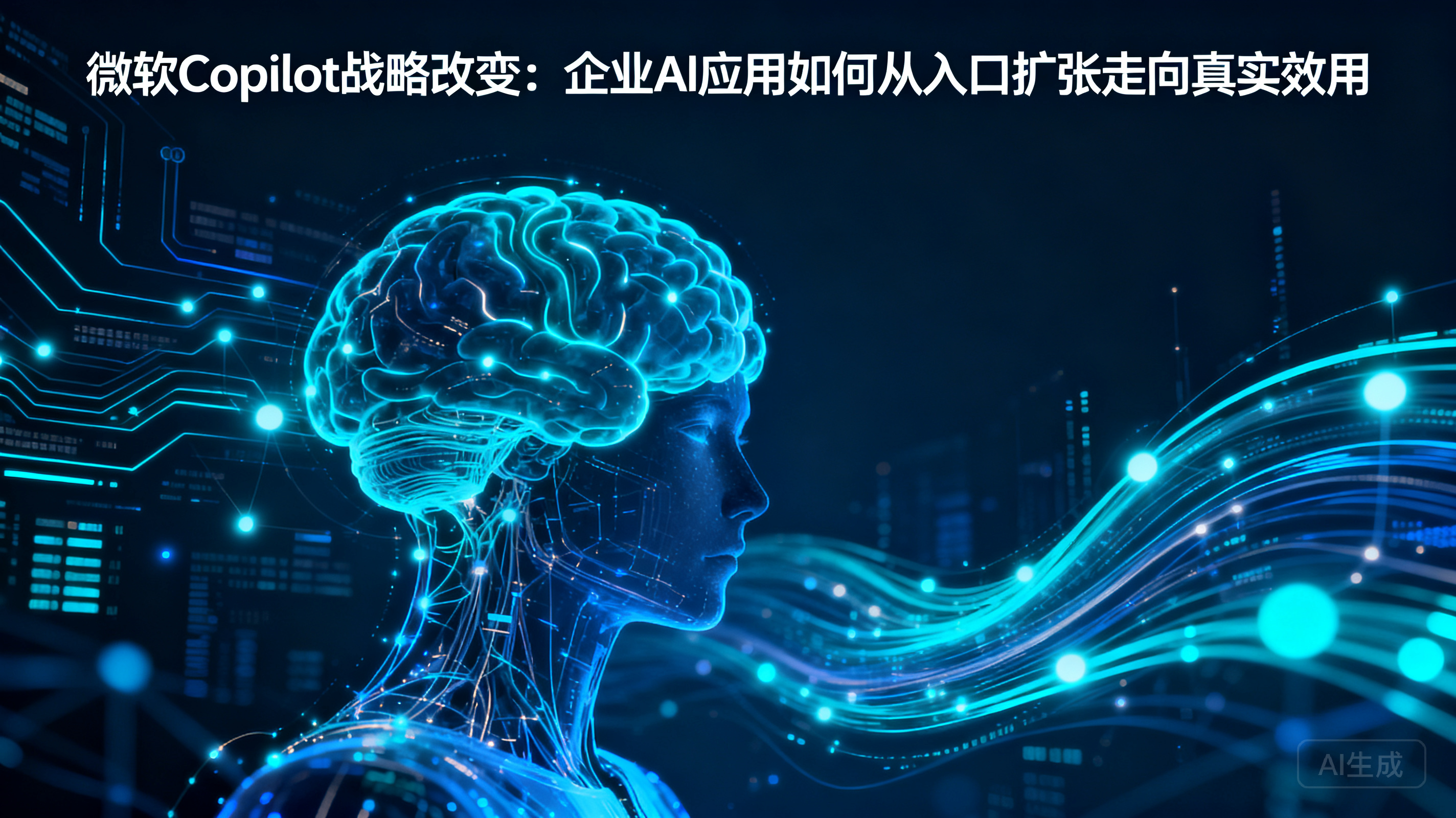 微软Copilot战略改变：企业 AI 应用如何从入口扩张走向真实效用